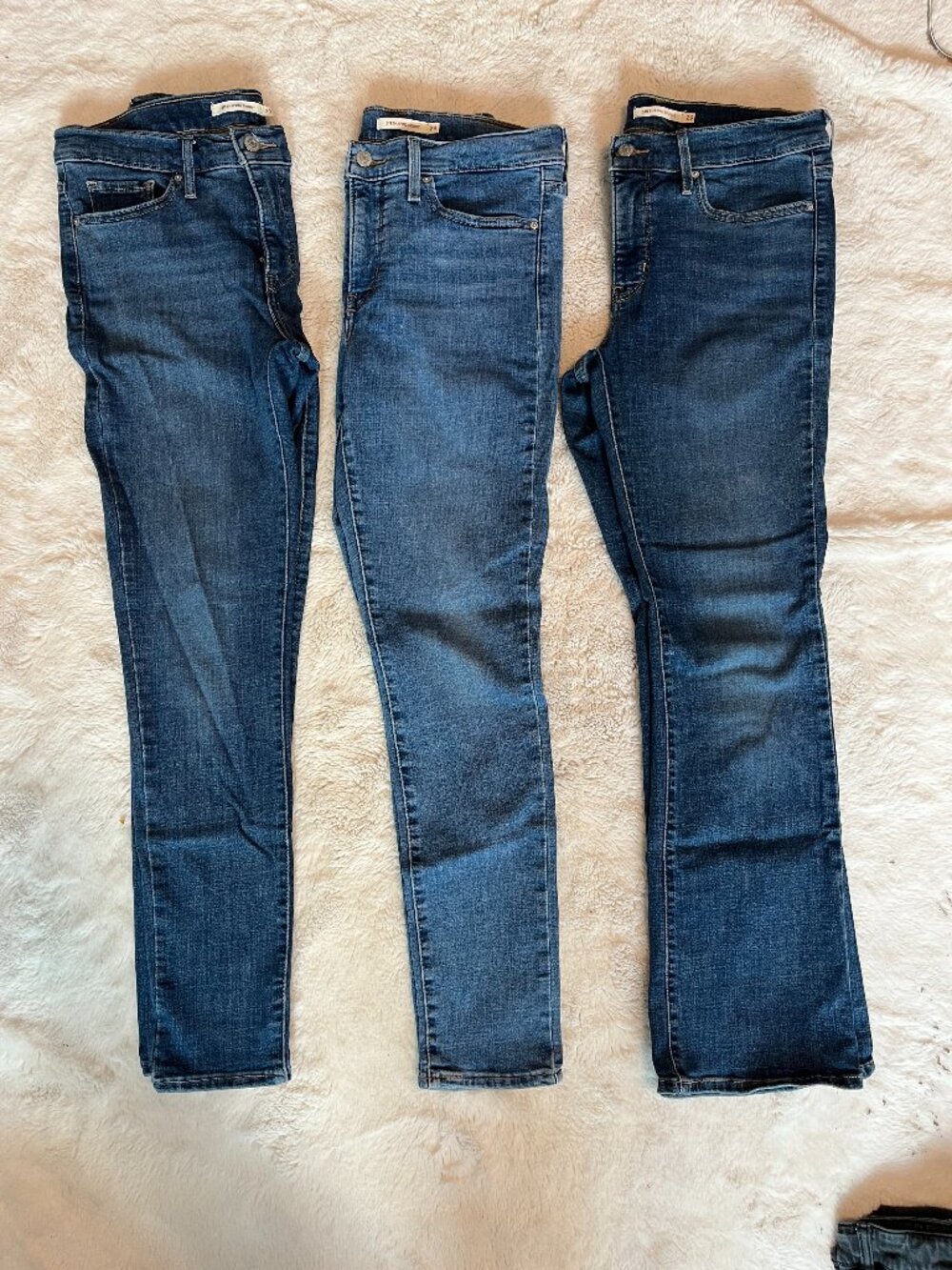 Bundle of 3 NWOT Levis Jeans (2 x 311 Shaping Skinny + 315 Shaping Bootcut) | 29